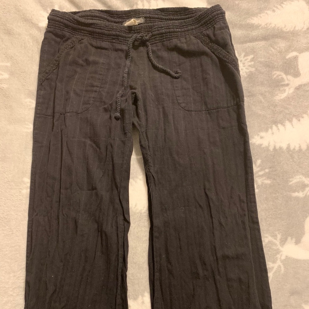Black beach pants